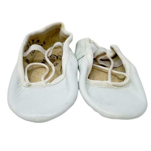 Capezio Daisy Ballet Shoe/Entre' By Le Mendola White light weight Size 7.5M - Picture 2 of 6